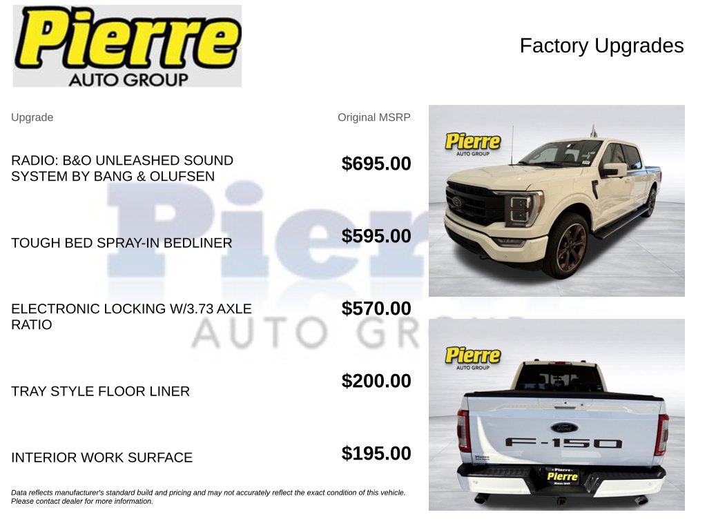 Used 2023 Ford F150 Lariat w/ Equipment Group 502A High AWD/4WD image 14