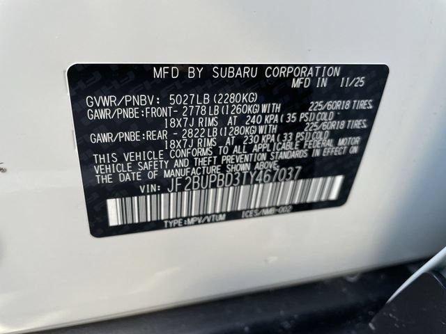 Certified 2026 Subaru Outback Premium AWD/4WD image 28