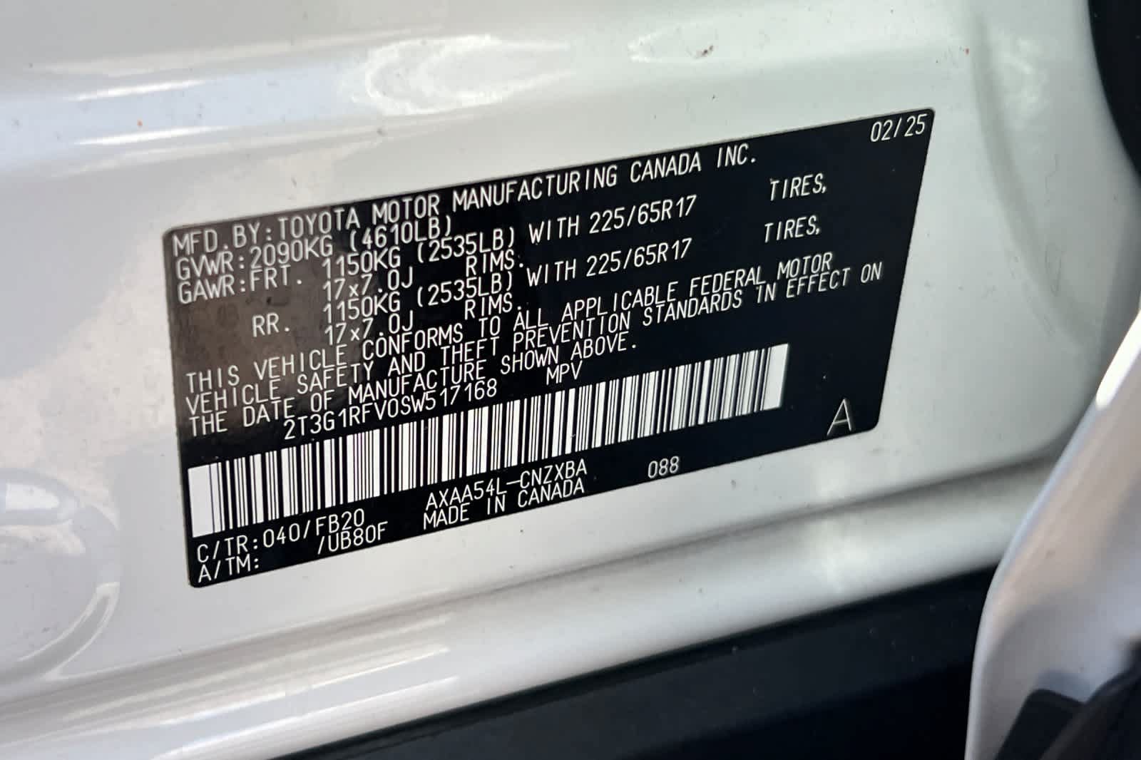 Certified 2025 Toyota RAV4 LE AWD/4WD image 32