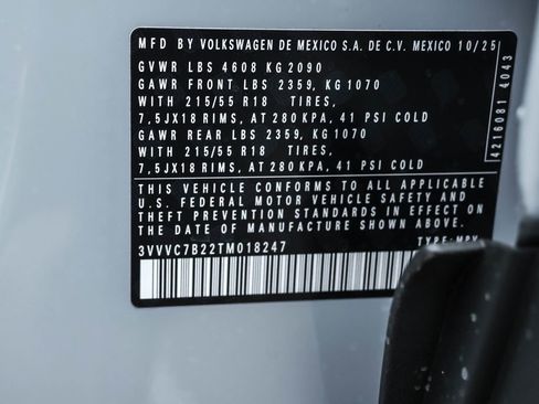 New 2026 Volkswagen Taos SE AWD/4WD image 45