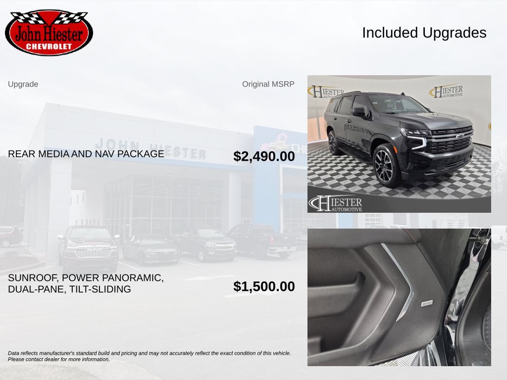 Certified 2021 Chevrolet Tahoe RST w/ Rear Media and Nav Package AWD/4WD image 4