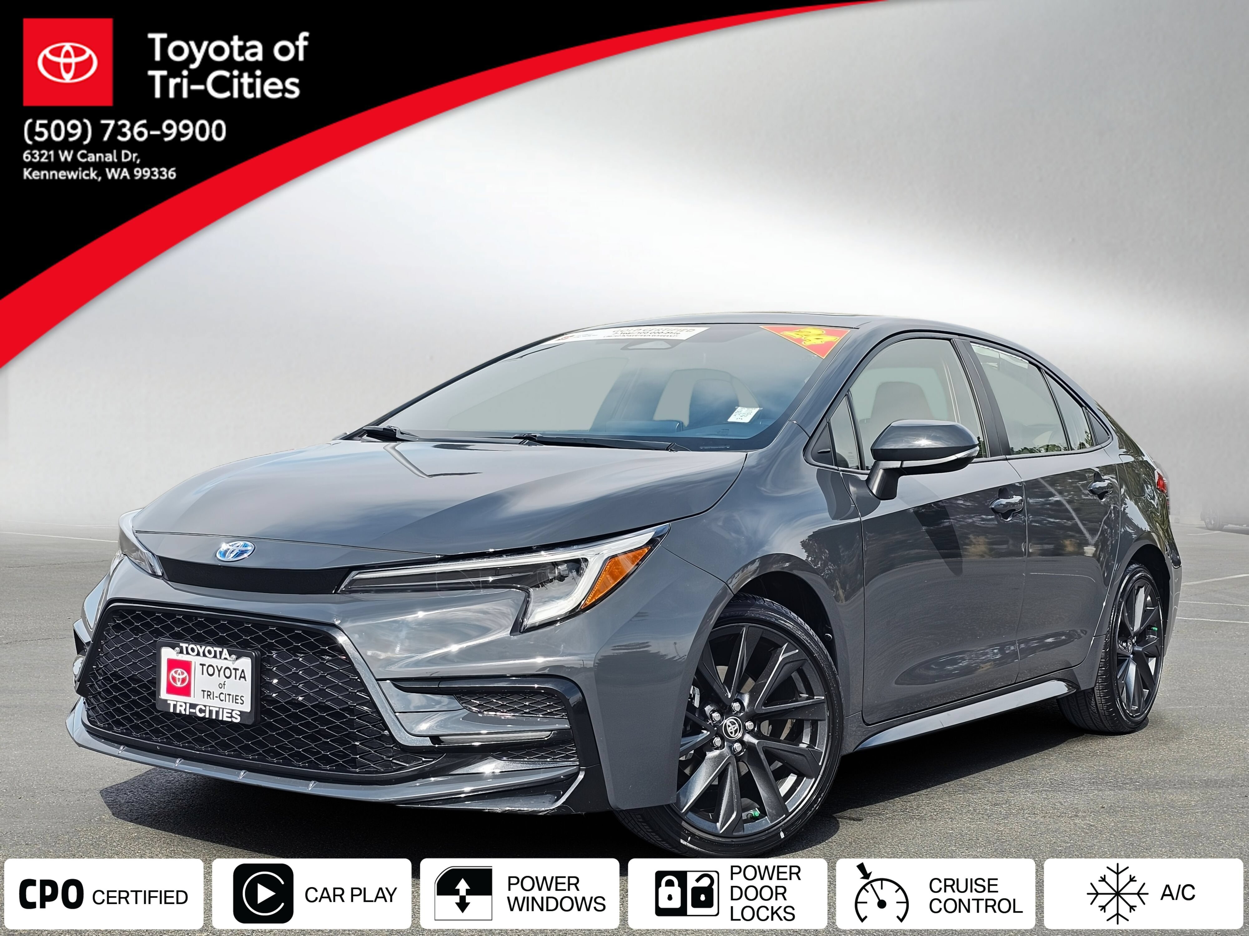 Certified 2024 Toyota Corolla SE w/ SE Package FWD image 1