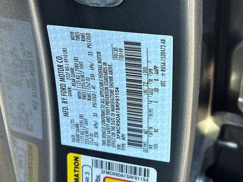 New 2025 Ford Bronco Sport Badlands w/ Sasquatch Badlands Package image 29