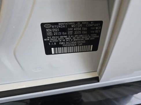 Used 2022 Hyundai Sonata Limited w/ Cargo Package image 26