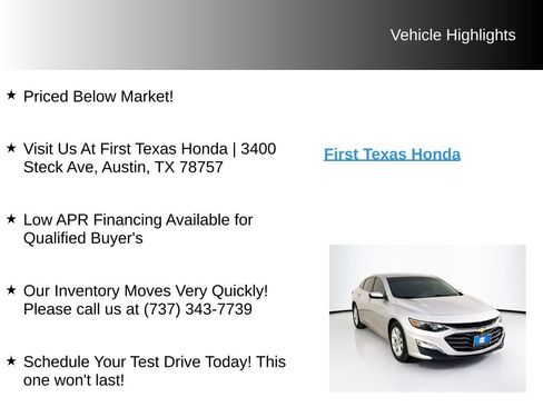 Used 2020 Chevrolet Malibu LT FWD image 9