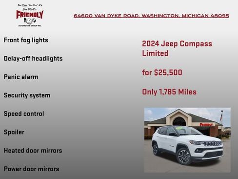 Used 2024 Jeep Compass Limited image 25