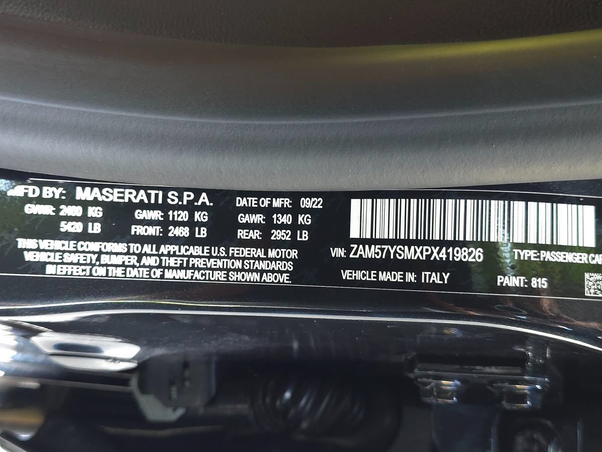 Used 2023 Maserati Ghibli Modena RWD image 52