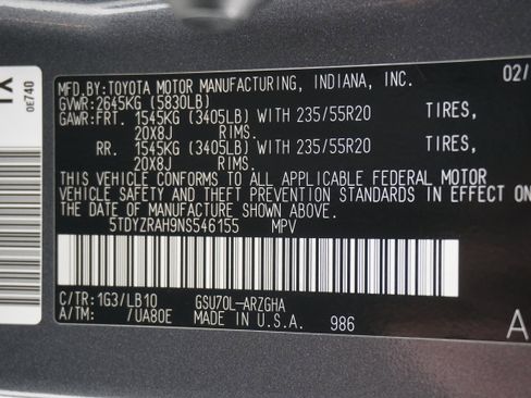 Used 2022 Toyota Highlander Limited image 36