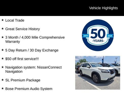 Used 2022 Nissan Pathfinder SL w/ SL Premium Package AWD/4WD image 5