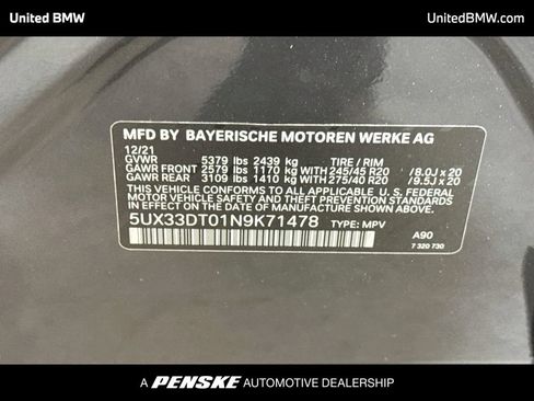 Used 2022 BMW X4 xDrive30i w/ Premium Package 2 AWD/4WD image 22