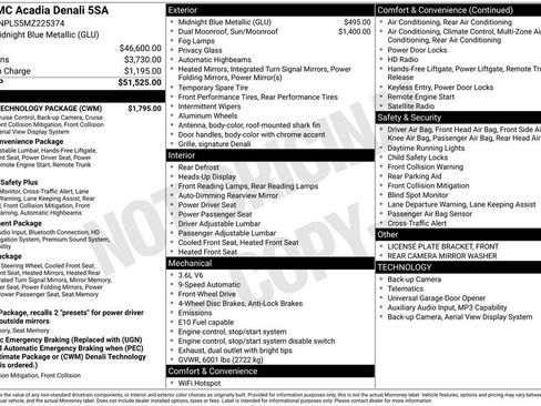 Used 2021 GMC Acadia Denali w/ Denali Technology Package FWD image 6