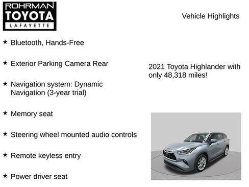 Used 2021 Toyota Highlander Limited FWD image 7
