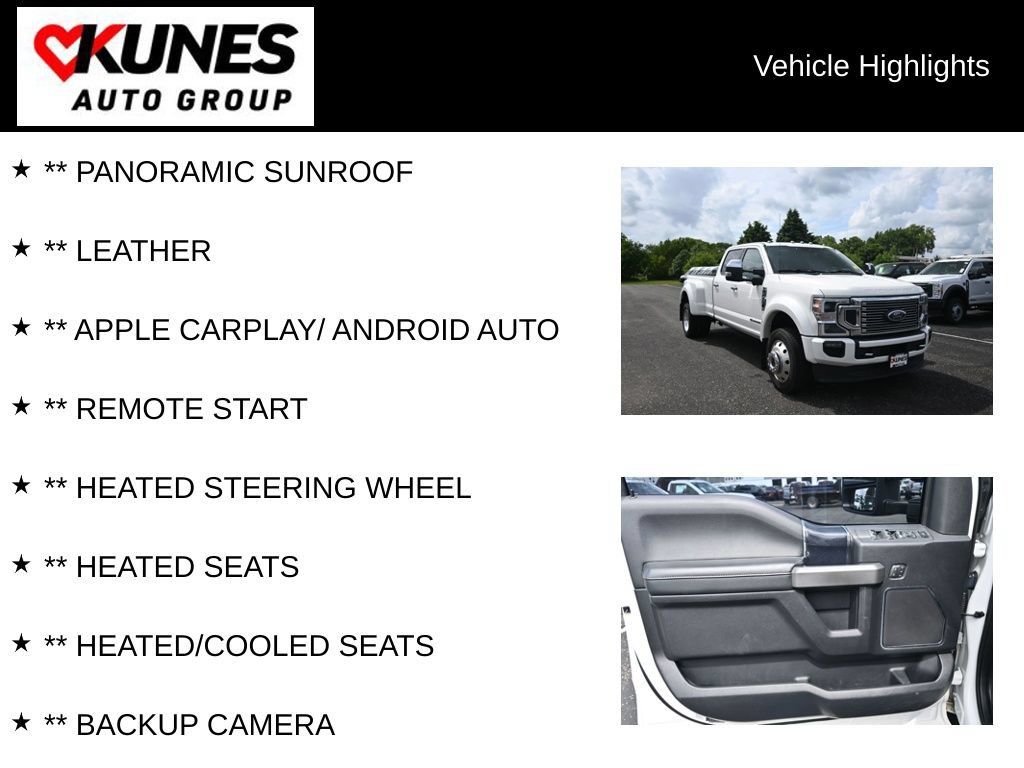 Used 2020 Ford F450 Platinum w/ FX4 Off-Road Package AWD/4WD image 2