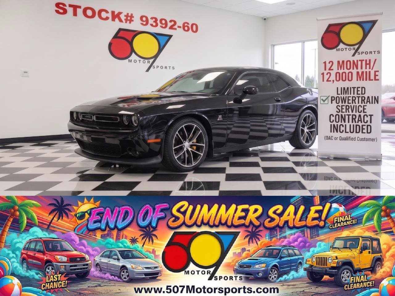 Used 2015 Dodge Challenger R/T Scat Pack w/ Leather Interior Group RWD image 1