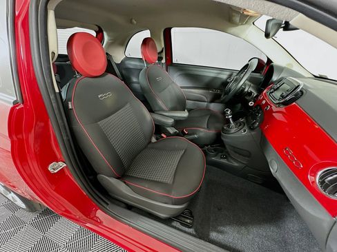 Used 2017 FIAT 500 Pop w/ Red Roof & Mirror Cap Package image 24