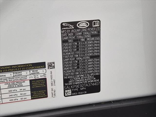 New 2026 Land Rover Range Rover SE AWD/4WD image 18