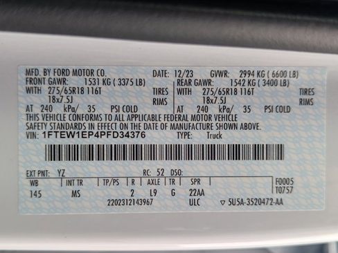 Used 2023 Ford F150 XLT w/ Equipment Group 301A Mid image 28