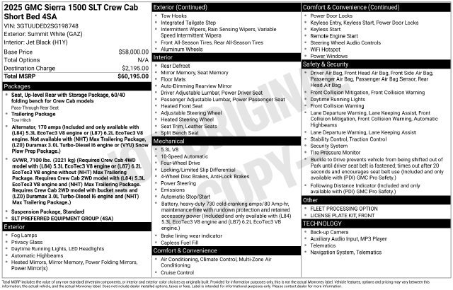 Used 2025 GMC Sierra 1500 SLT AWD/4WD image 30
