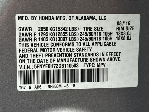 Used 2016 Honda Pilot EX-L image 22