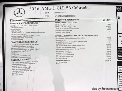New 2026 Mercedes-Benz CLE 53 AMG 4MATIC Cabriolet image 28
