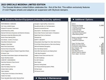 Certified 2023 Maserati Grecale Modena
