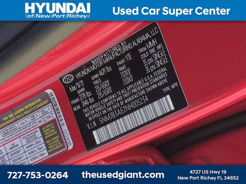 Certified 2022 Hyundai Tucson SEL FWD image 33