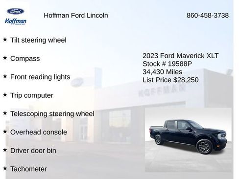 Used 2023 Ford Maverick XLT w/ Equipment Group 300A Standard AWD/4WD image 29