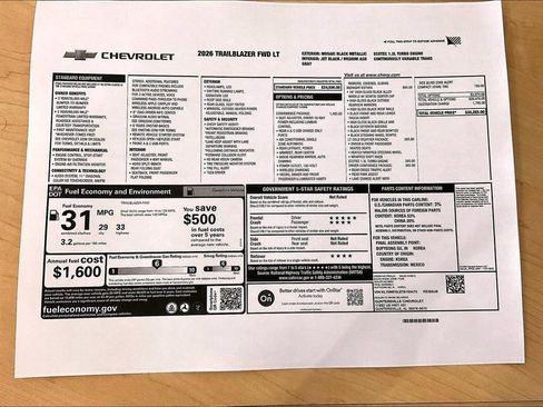 New 2026 Chevrolet TrailBlazer LT w/ Convenience Package FWD image 14