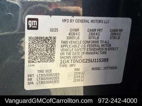 Used 2025 GMC Hummer EV 2X w/ LPO, Sport Package AWD/4WD image 32