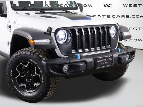 Used 2021 Jeep Wrangler Unlimited Rubicon 4xe w/ Steel Bumper Group AWD/4WD image 49