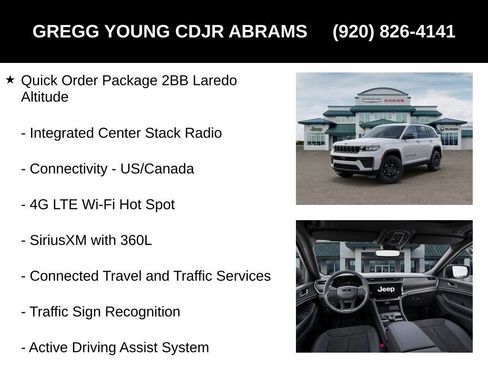 New 2026 Jeep Grand Cherokee Altitude AWD/4WD image 31