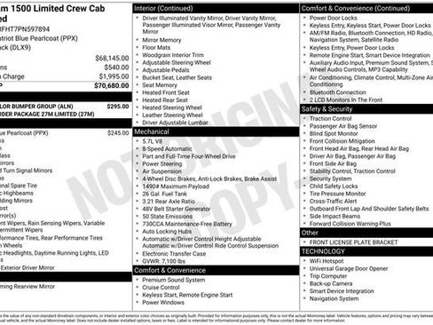 Used 2023 RAM 1500 Limited w/ Body Color Bumper Group image 4