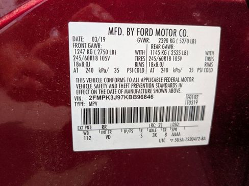 Used 2019 Ford Edge SEL w/ Equipment Group 201A FWD image 15