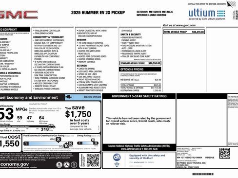 New 2025 GMC Hummer EV 2X image 4