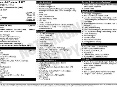 Used 2026 Chevrolet Equinox LT w/ Midnight Edition AWD/4WD image 2