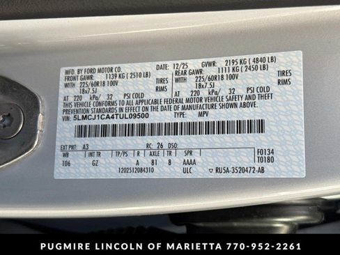 New 2026 Lincoln Corsair Premiere image 35