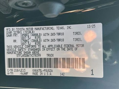 New 2026 Toyota Tundra SR5 image 20