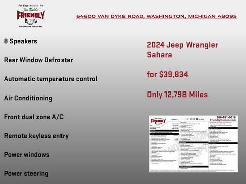 Used 2024 Jeep Wrangler Sahara image 4