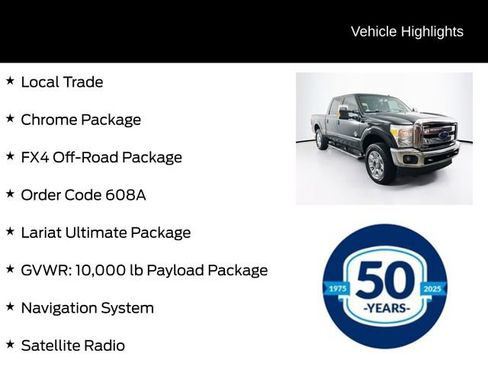 Used 2012 Ford F250 Lariat w/ Lariat Ultimate Pkg AWD/4WD image 6