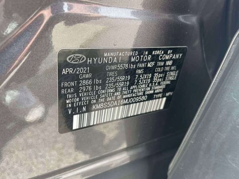 Used 2021 Hyundai Santa Fe Limited AWD/4WD image 19