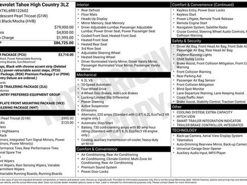 Used 2024 Chevrolet Tahoe High Country w/ Premium Package image 10