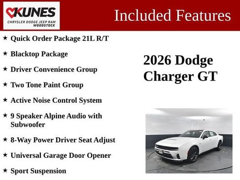 New 2026 Dodge Charger R/T w/ Driver Convenience Group AWD/4WD image 3