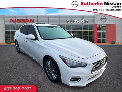Used 2022 INFINITI Q50 Luxe w/ Cargo Package