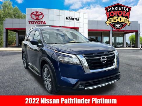 Used 2022 Nissan Pathfinder Platinum w/ Lighting Package (N93) FWD image 1