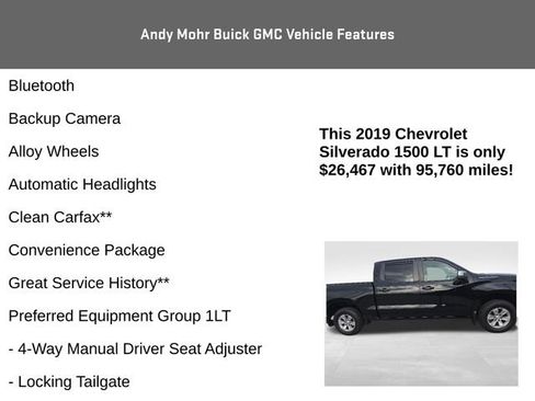 Used 2019 Chevrolet Silverado 1500 LT w/ All-Star Edition AWD/4WD image 4