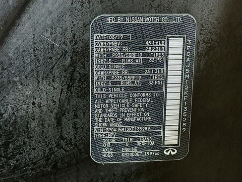 Used 2019 INFINITI QX50 Luxe w/ Navigation Package image 31