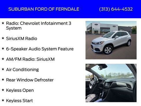 Used 2020 Chevrolet Trax LT w/ LT Convenience Package FWD image 9