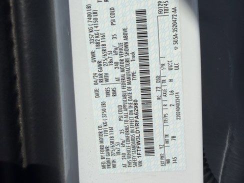 Used 2024 Ford F150 XLT w/ Mobile Office Package image 8