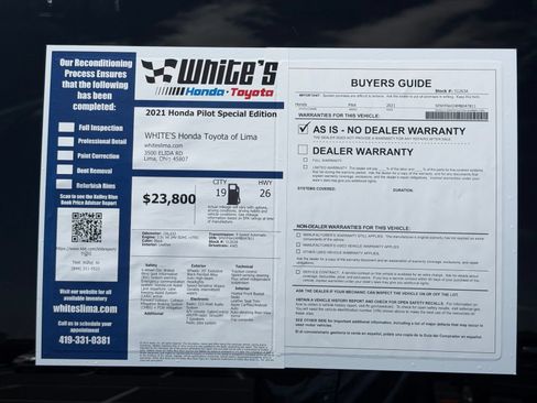 Used 2021 Honda Pilot Special Edition image 36