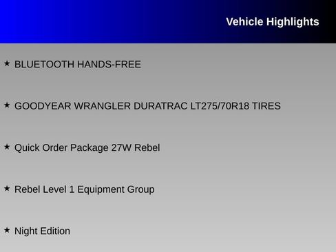 Used 2023 RAM 1500 Rebel w/ Night Edition AWD/4WD image 12